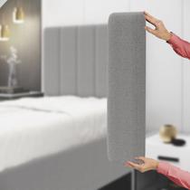 Painel Modulado Nashira 60x20 Cm / N-038 Bouclê Cinza