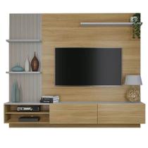 Painel Montana para TV até 65 Polegadas Valdemoveis Cinamomo Off White