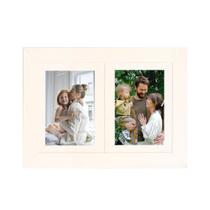 Painel Multifotos Para 2 Fotos 10x15 A6 Moldura Branca