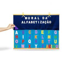 Painel Mural da Alfabetização em Feltro! Brinque e aprenda - carlu