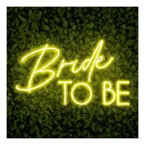 Painel Neon Bride to be Noiva Decoração Festa