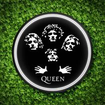 Painel Neon Led Aplique Queen Freddie Mercury Decoração Painel Neon Led Aplique Queen Freddie Mercury Decoração