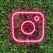 Painel Neon Led Instagram instagramavel decoração blogueira Painel Neon Led Instagram instagramavel decoração blogueira