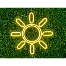 Painel Neon Led Raio De Sol Luminária Festa, Decoração