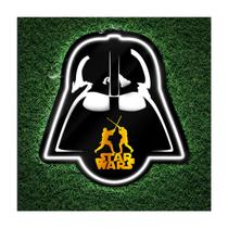 Painel Neon Led Star Wars Darth Vader Letreiro Decoração Luz Painel Neon Led Star Wars Darth Vader Letreiro Decoração Luz