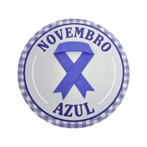 Painel Novembro Azul 32,5x32,5cm Painel Novembro Azul 32,5x32,5cm