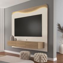 Painel Orgânico para TV até 75 Polegadas com LED MDF 200cmx168cm Led Orgânico Lumiere Painel Orgânico para TV até 75 Polegadas com LED MDF 200cmx168cm Led Orgânico Lumiere