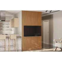 Painel p/ Banheiro até 60 Pol Modular 1.4 Ripado 141x250cm Nature Fosco - Linea Brasil