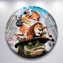 Painel p/ Festa Infantil Animais Selvagens Estampa De Zoológico Capas Redondo Tamanhos Mini E Grande Painel p/ Festa Infantil Animais Selvagens Estampa De Zoológico Capas Redondo Tamanhos Mini E Grande