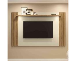 Painel P/ Rack Icon 180 cm C/ Led Louro-Luna Incolar Painel P/ Rack Icon 180 cm C/ Led Louro-Luna Incolar