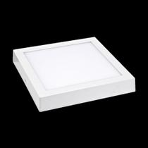 Painel Paflon Luminária Sobrepor Quadrada Branca Led 24w - LUMANTI