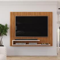 Painel Para 55 Pol Ripado 134 Cm Ripe Freijo Off White Dj Moveis Freijo Off White