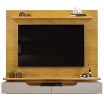 Painel Para 60 Pol 2 Portas 160 Cm Levi Cedro Bali Dj Moveis Cedro Bali