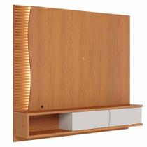 Painel Para 65 Pol Bancada Suspensa Led Patmos C04 Freijó Off White Matte - Lyam Decor Painel Para 65 Pol Bancada Suspensa Led Patmos C04 Freijó Off White Matte - Lyam Decor