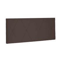 Painel para Cama Box Casal Aquilla Suede Café