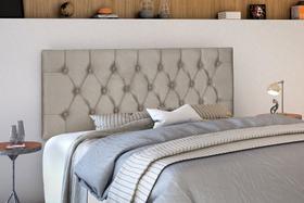 Painel para cama box de parede Cristal 160cm - Premier Estofado