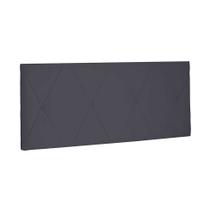 Painel para Cama Box King Aquilla Suede Cinza