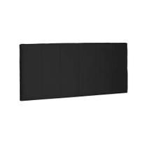 Painel para Cama Box Queen Ravenna Suede Preto