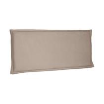 Painel para Cama Box Queen Veneza Suede Bege