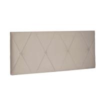 Painel para Cama Box Solteiro Aquilla Suede Bege