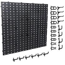 Painel Para Ferramentas Em Plástico Perfurado - Organizador Pegboard Organizador de Parede