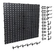 Painel Para Ferramentas Em Plástico Perfurado - Pegboard Organizador de Parede