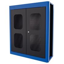 Painel para Ferramentas Superior Grande com 2 Portas e Chapas Perfuradas Tramontina PRO Azul