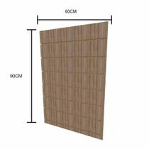 Painel para ganchos, ideal para lojas amadeirado escuro 90(A)x60(C)cm sem ganchos