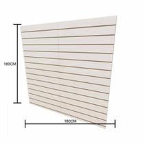 Painel para ganchos, ideal para lojas branco 180(A)x180(C)cm sem ganchos