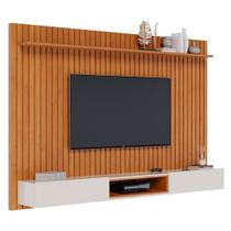 Painel Para Home Suspenso Ripado Loft Nature Off White - Imcal