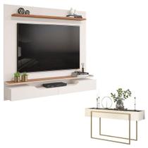 Painel Para Levi Off White Freijó E Aparador Para Sala Pilar Off White - Dj Móveis Painel Para Levi Off White Freijó E Aparador Para Sala Pilar Off White - Dj Móveis