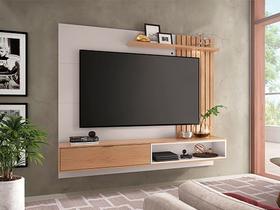 Painel para TV 1,80 Tocantins Off White/Freijo Colibri