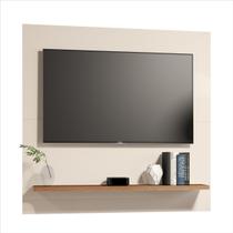 Painel para TV 32'' Dubai Off White Freijó Prateleira Flex DWR