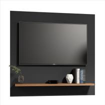 Painel para TV 32'' Dubai Preto Freijó Prateleira Flex DWR