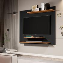 Painel para Tv 40" Polegadas Suporte Smart Plus Sala Com Estantes Dubai