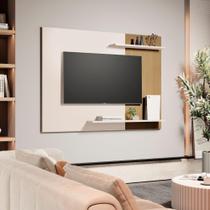 Painel para TV 50 Polegadas La Spazia Off White Ripado