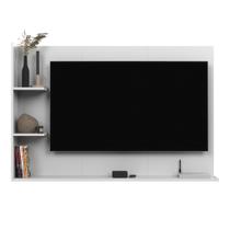 Painel Para TV 50 Polegadas Sala/Quarto Suspenso Com Prateleira Nicho Berlim