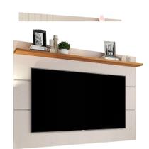 Painel Para TV 50" Vivare 1,36 New Germai - Off White/Freijó