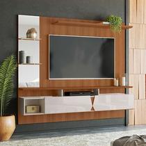 Painel Para TV 55 Polegadas Intense 1.8 Lukaliam Jequitiba/Off White Perolizado