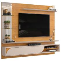 Painel Para Tv 60 Pol Com Bancada Suspensa 180cm Judá D05 Cedro Bali - Lyam Decor