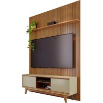 Painel Para Tv 65 Polegadas Composição Bancada Nilo Cumaru/opala