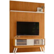 Painel Para Tv 65 Polegadas Composição Bancada Premax Cinamomo/off White