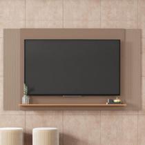 Painel para TV 65 Polegadas Mondrian Sued 180CM MDP Amadeirado Caemmun Móveis Painel para TV 65 Polegadas Mondrian Sued 180CM MDP Amadeirado Caemmun Móveis