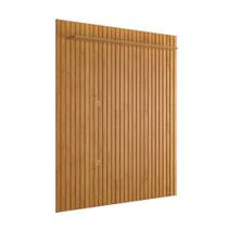 Painel Para TV 65 Ripado Madeira 184x220cm Impacto 1.8 Patrimar Cinamomo