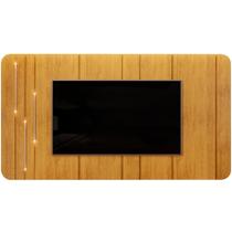 Painel Para TV 75 Pol Com LED Orgânico Dion D05 Cedro - Lyam Decor