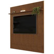 Painel para Tv 75 Polegadas Ripado 223x240cm Pratisk D04 Freijó - Mpozenato Painel para Tv 75 Polegadas Ripado 223x240cm Pratisk D04 Freijó - Mpozenato