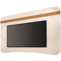 Painel Para TV 80 Pol Orgânico 200cm Ermione B01 Off White Cinamomo - Lyam Decor Painel Para TV 80 Pol Orgânico 200cm Ermione B01 Off White Cinamomo - Lyam Decor