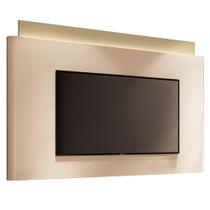 Painel Para Tv 85 Pol Orgânico Com Led 208cm Aslan B01 Off White Champagne - Lyam Decor Painel Para Tv 85 Pol Orgânico Com Led 208cm Aslan B01 Off White Champagne - Lyam Decor