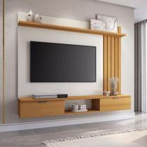 Painel Para Tv Ambiente Lets Cinamomo Off White - Hb Móveis