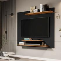 Painel para TV até 32 Polegadas com 3 Prateleiras para Sala de estar Quarto 90x90 cm Painel para TV até 32 Polegadas com 3 Prateleiras para Sala de estar Quarto 90x90 cm